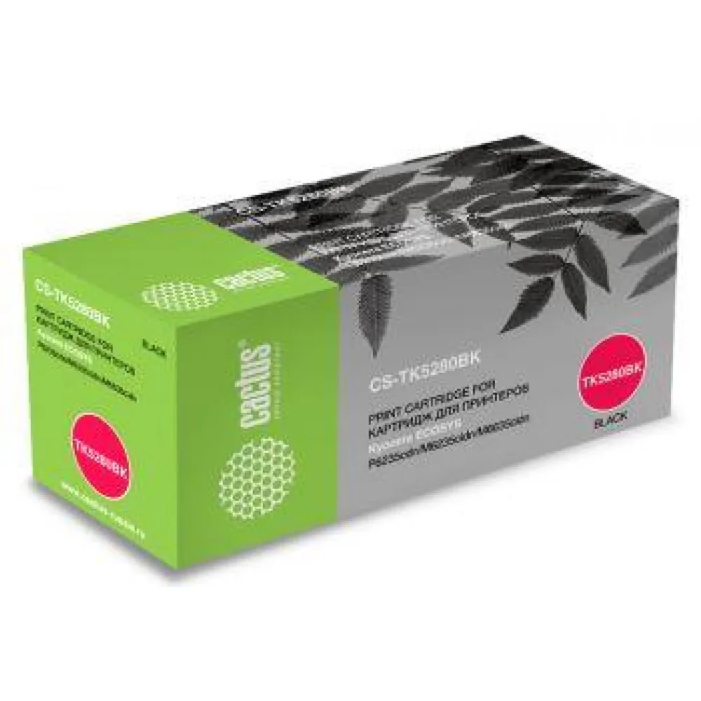 Картридж BLACK /P6235CDN 13K CS TK5280BK CACTUS|Картриджи с тонером| |