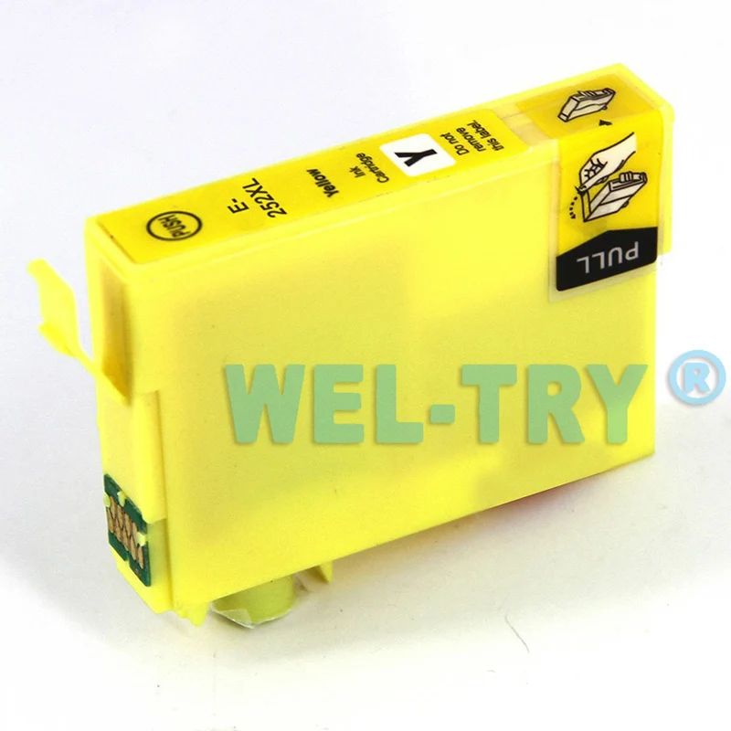 T2521-T2524 T252XL1-T252XL4 T252 XL 252 картридж с чернилами для принтера EPSON WF-3620 3640 7610 7620 7710 7720 7210, полный набор чернил с чипами