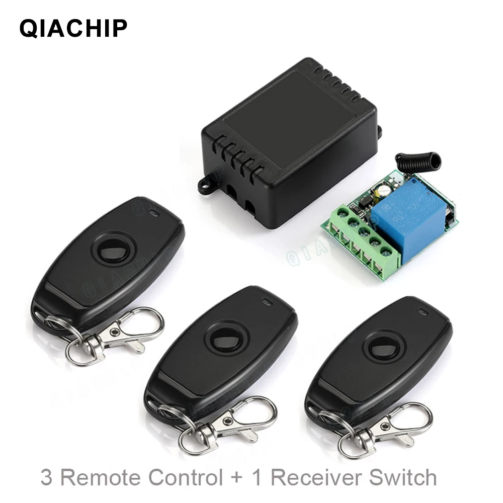 Универсальный беспроводной пульт дистанционного управления QIACHIP 433 МГц 12 в пост.