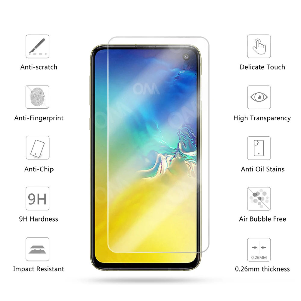 2pcs s10e tempered glass for samsung galaxy s10e screen protector for samsung galaxy s10e protective glass film free global shipping