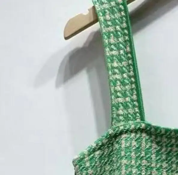 

Spring/Summer 2021 New Sling Side Zipper Slim Knitted Sling Dress