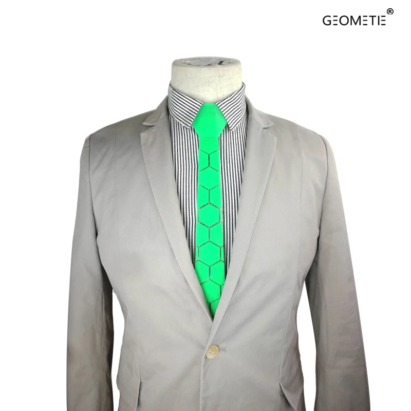 Новое поступление роскошный брендовый акриловый галстук темно зеленый летний