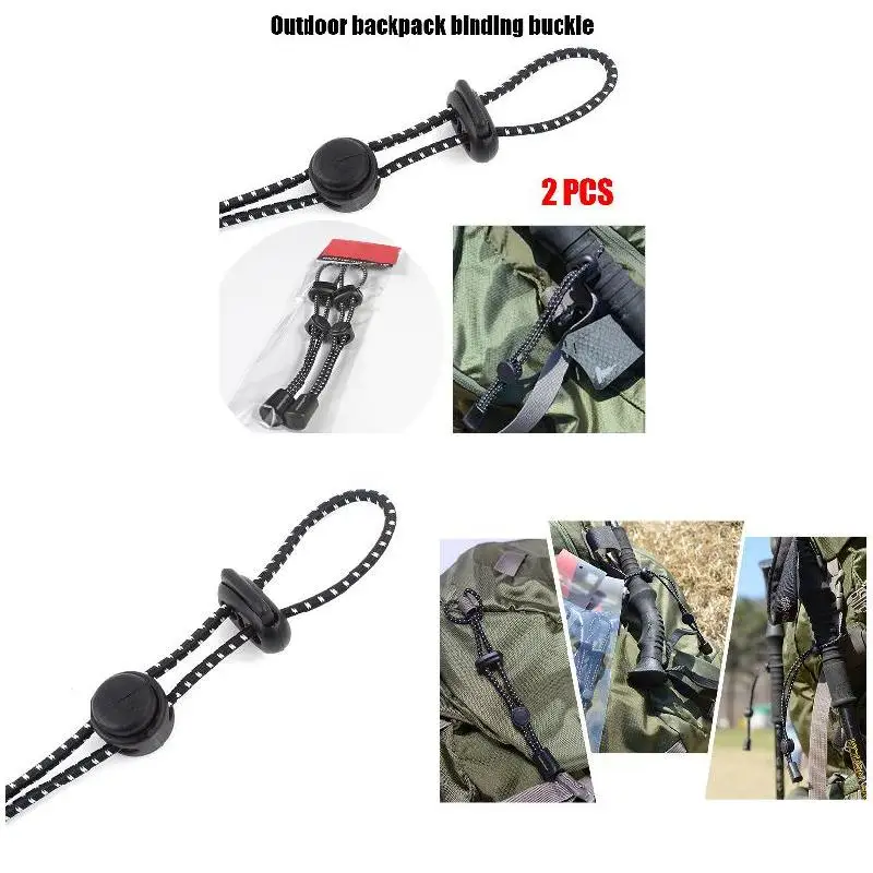 2 шт. уличная подвесная палка для рюкзака альпинизма веревочная пряжка