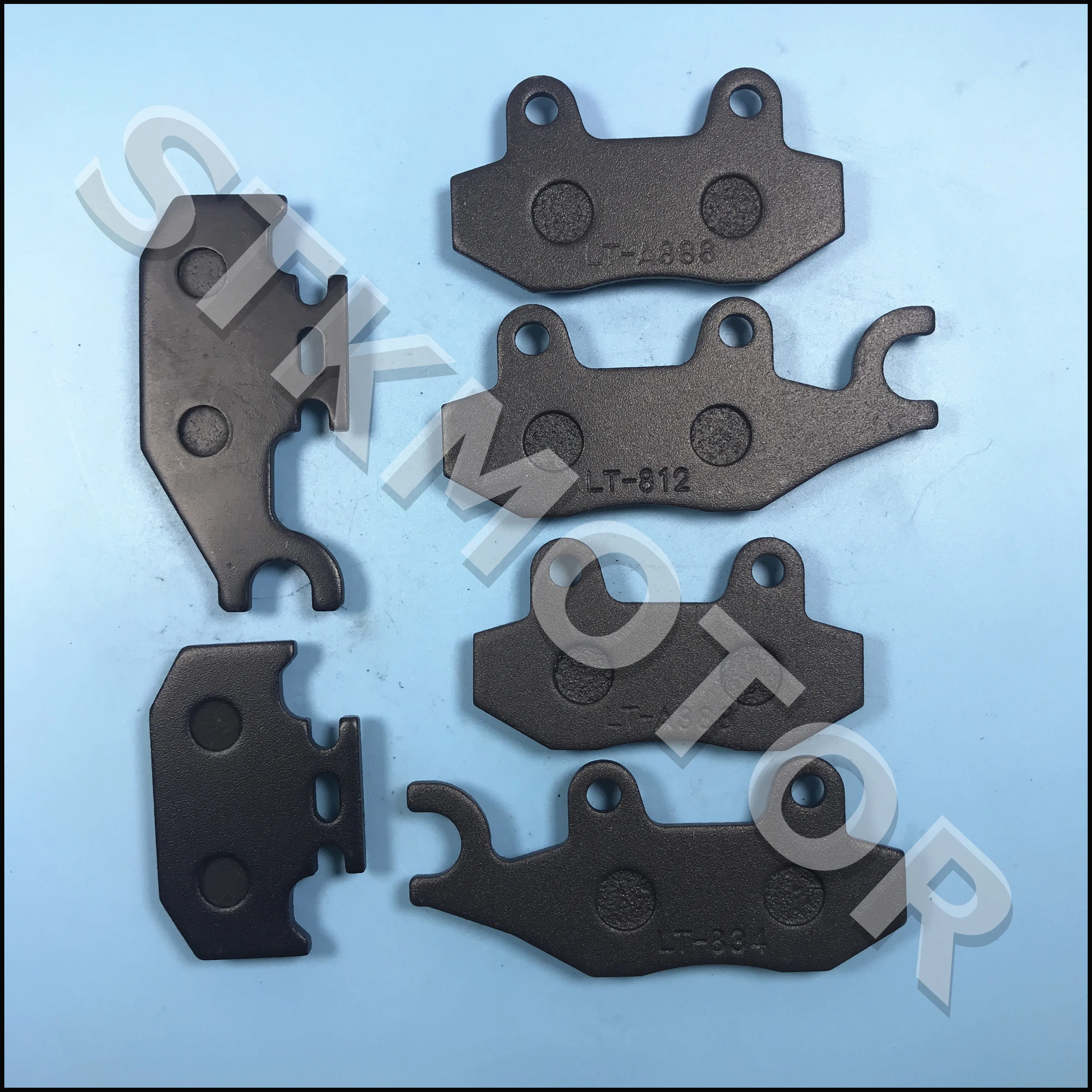 Комплект полуметаллических тормозных колодок 2004 2012 для Yamaha Raptor 700 Rhino 450 660 1S3 W0045 10