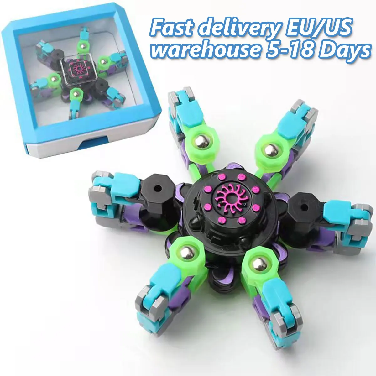Top Fidget Chain антистрессовый Спиннер детский вертушка ручной рождественский подарок
