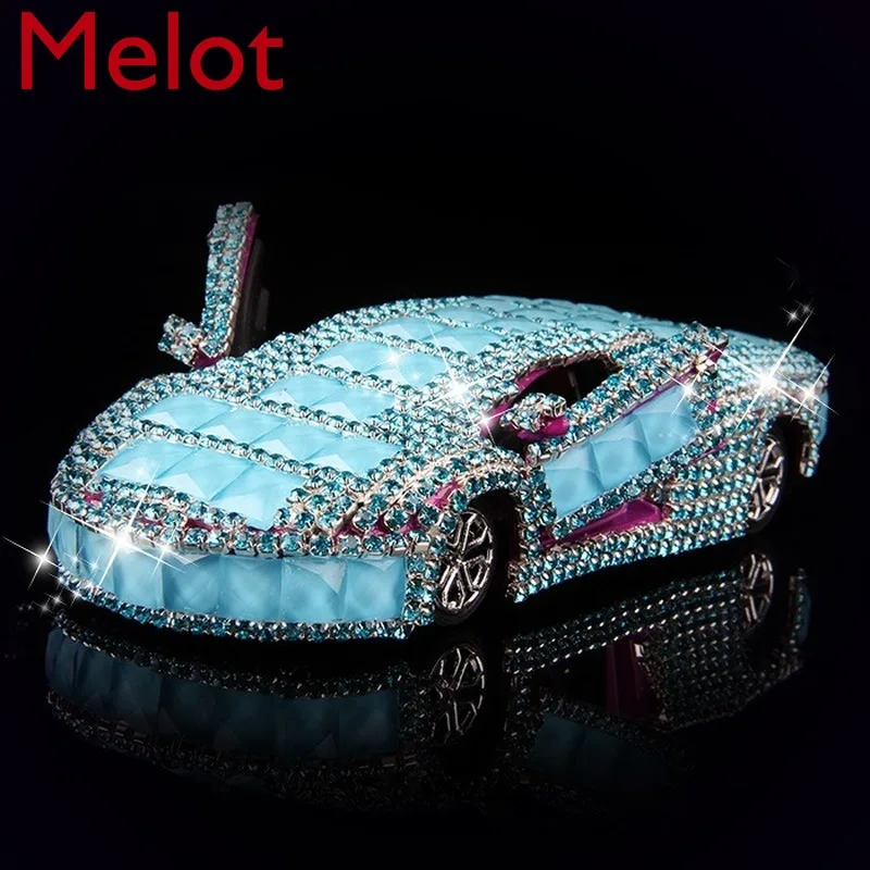 

High-End Luxury Car Diamond Car Model Perfume Car Perfume Holder Car Decoration Home Decoration Accessories For Living Room
