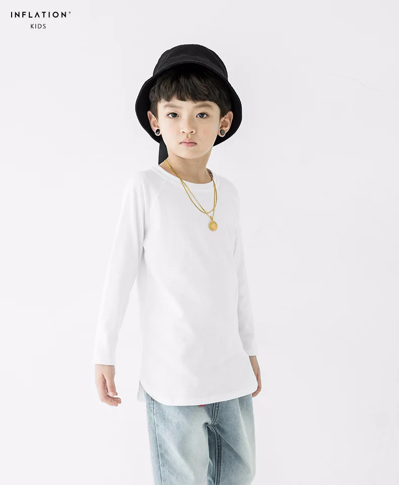 Рекламные футболки с длинными рукавами и принтом логотипа однотонная хлопковая