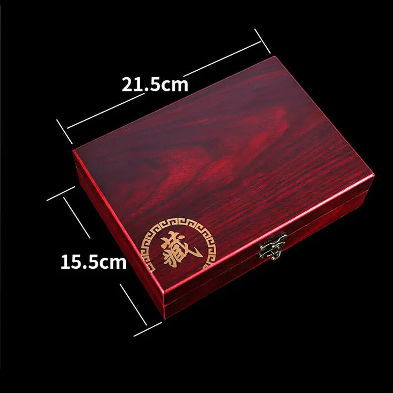 Очень важно 30 шт 21 5 см круглый контейнер для монет Дисплей деревянная коробка