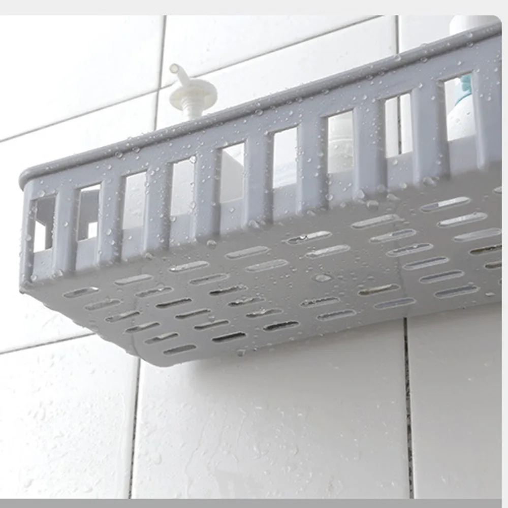 

Triangular Bathroom Corner Shelf Rack Organizer Bathroom Shower Storage Shelf Shampoo Soap Cosmetic Basket Holder #T2P