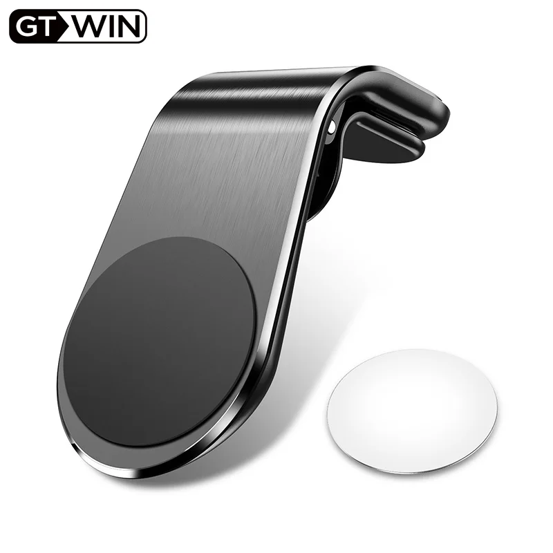 

GTWIN Magnetic Car Phone Holder Air Vent Clip Mount Stand in Car for iPhone Samsung Xiaomi 360 Metal Magnet Mobile Holder