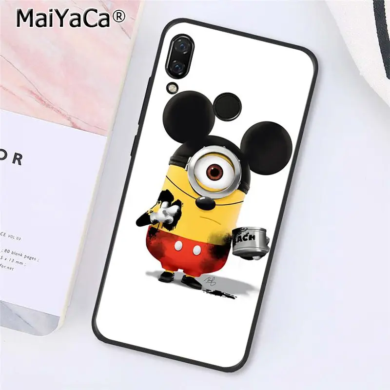 MaiYaCa милый Миньон банан желтый человек чехол для телефона Xiaomi Redmi4X 6A S2 Go Redmi 5 5Plus Note4 Note5 7 Note6Pro