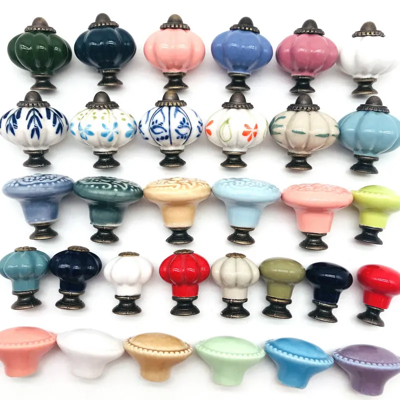 Различные современные Стиль тыквы Форма Одно Отверстие Мебельные ящик шкафа