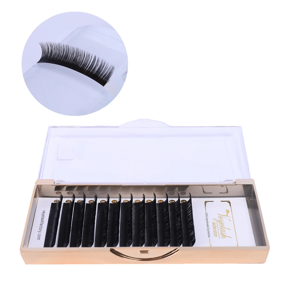 WOWANGEL дешевые все размеры Индивидуальные ресницы для наращивания натуральные