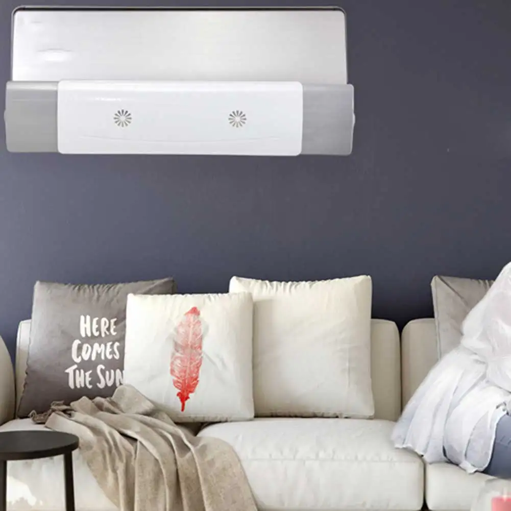 Регулируемый телескопический дефлектор кондиционера ветровой щит анти-прямой