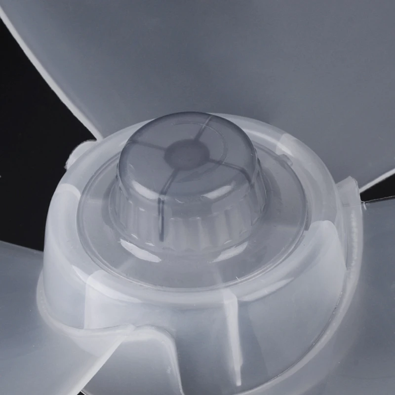 

7XEA 3 Leaves Clear Plastic Fan Blade Replacement for 12 Inch Pedestal Fan Stand Fan Table Fan Accessories