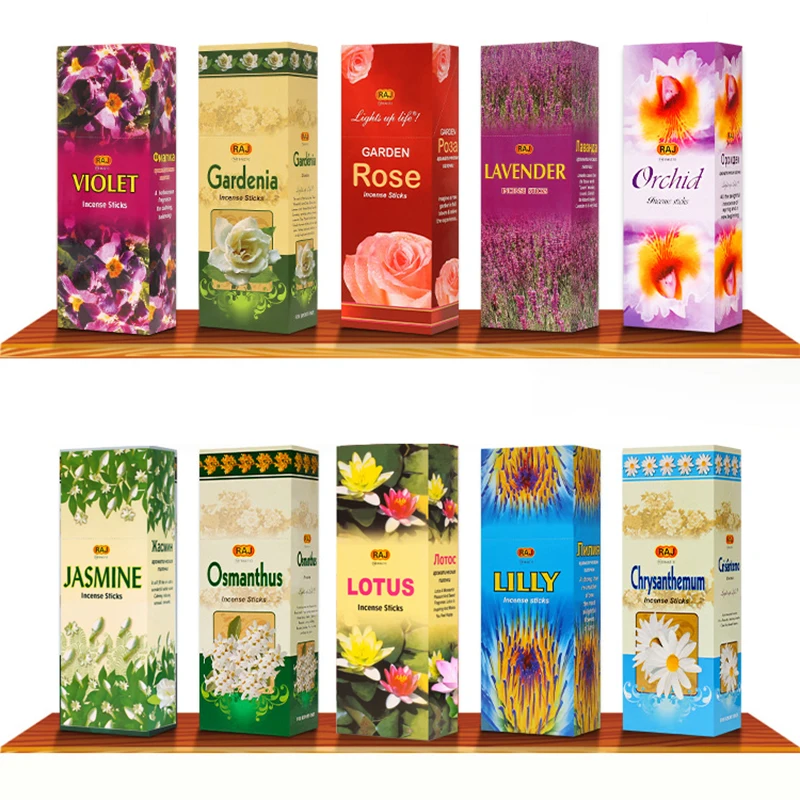 Индийская Цветочная палочка 16 ароматов натуральные индийские ароматические