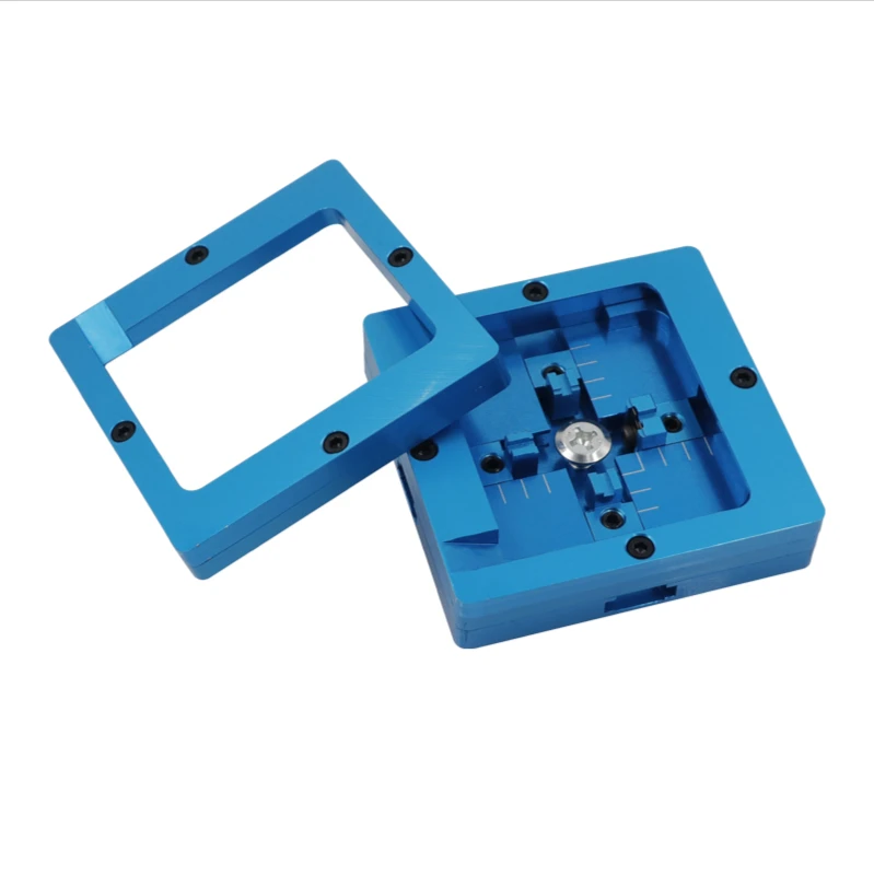 

Planting Table With Handles BGA Planting Table Planting BGA Ball Planting Steel Mesh Blue BGA Rework Machine Accessory
