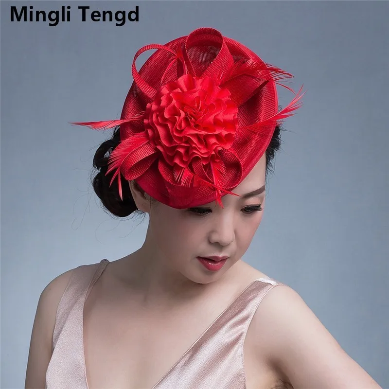Льняные головные уборы Mingli Tengda для невесты на бретельках украшение свадебной