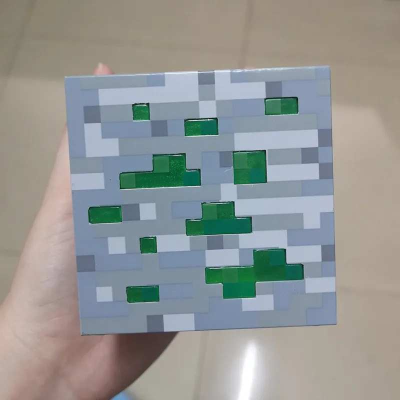 Colorfull Light Up Torch Touch LED Lamp Diamond Block Redstone Ore Square Light LED Children Room Light