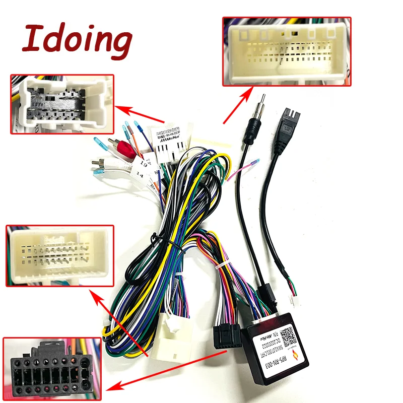 

Idoing 16-pin Car Android Stereo Wiring Harness For RP5-RN-003/RN-SS-03A 2010-up Renault Megane 3 Fluence Koleos