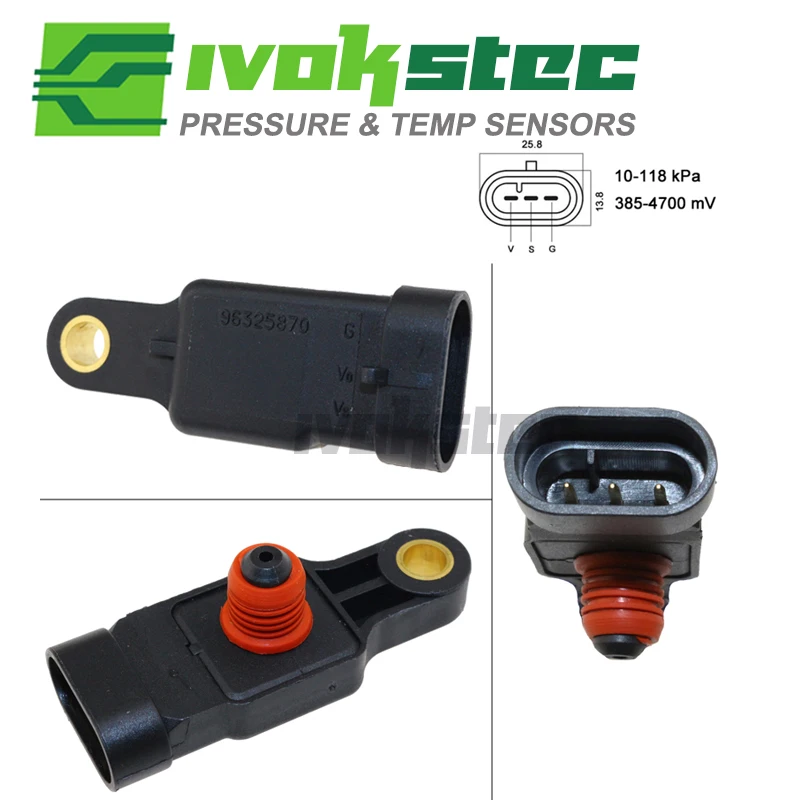 Датчик абсолютного давления для Daewoo Kalos Matiz lachetti Nubira Tico 1 2 8 0 25184083 96325870|sensor sensor|sensor