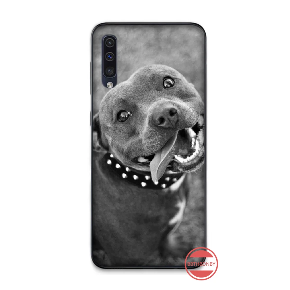 Крутой чехол для телефона с изображением собаки питбуля щенка животного Samsung Galaxy