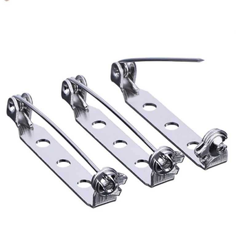 10 шт. серебряная брошь адвокатского сословия задней части для бейджа безопасный