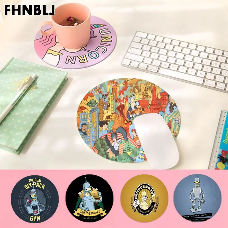 

FHNBLJ Cute Futuramas for kid Gamer Speed Mice Retail Small Rubber Mousepad gaming Mousepad Rug For PC Laptop Notebook