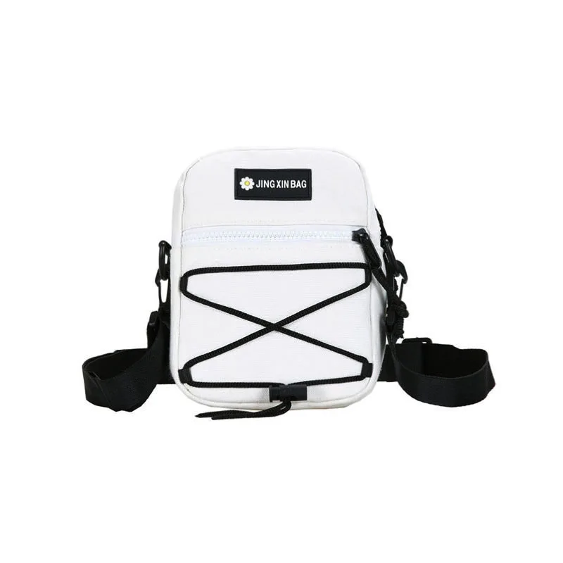 

Men Shoulder Messenger Bag Korean Small Canvas Crossbody Bag for Women 2021 New Fashion Unisex Student Mini Phone Purses Flap