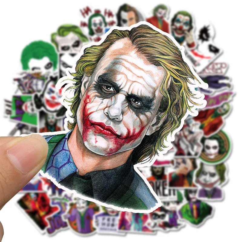 

10/30/50PCS classic movie villain character clown luggage laptop car graffiti stickers waterproof decoration wholesale