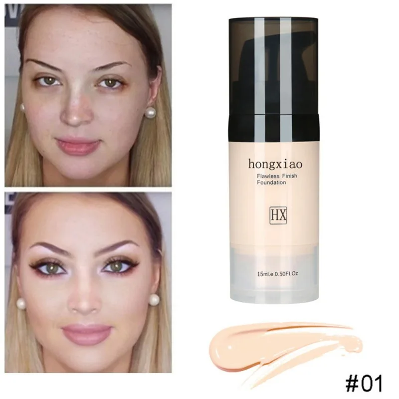 15 мл натуральная основа для макияжа лица матовая Жидкая стойкая водостойкая