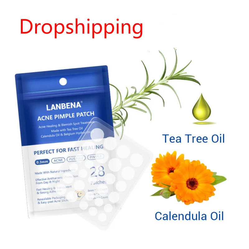 28 шт/1 лот Патчи от акне Невидимый водонепроницаемый лечение палка ночное