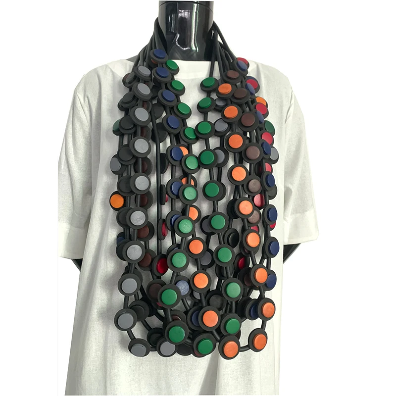 Ожерелье YD &amp YDBZ в стиле бохо женское деревянная подвеска резиновое сделай сам