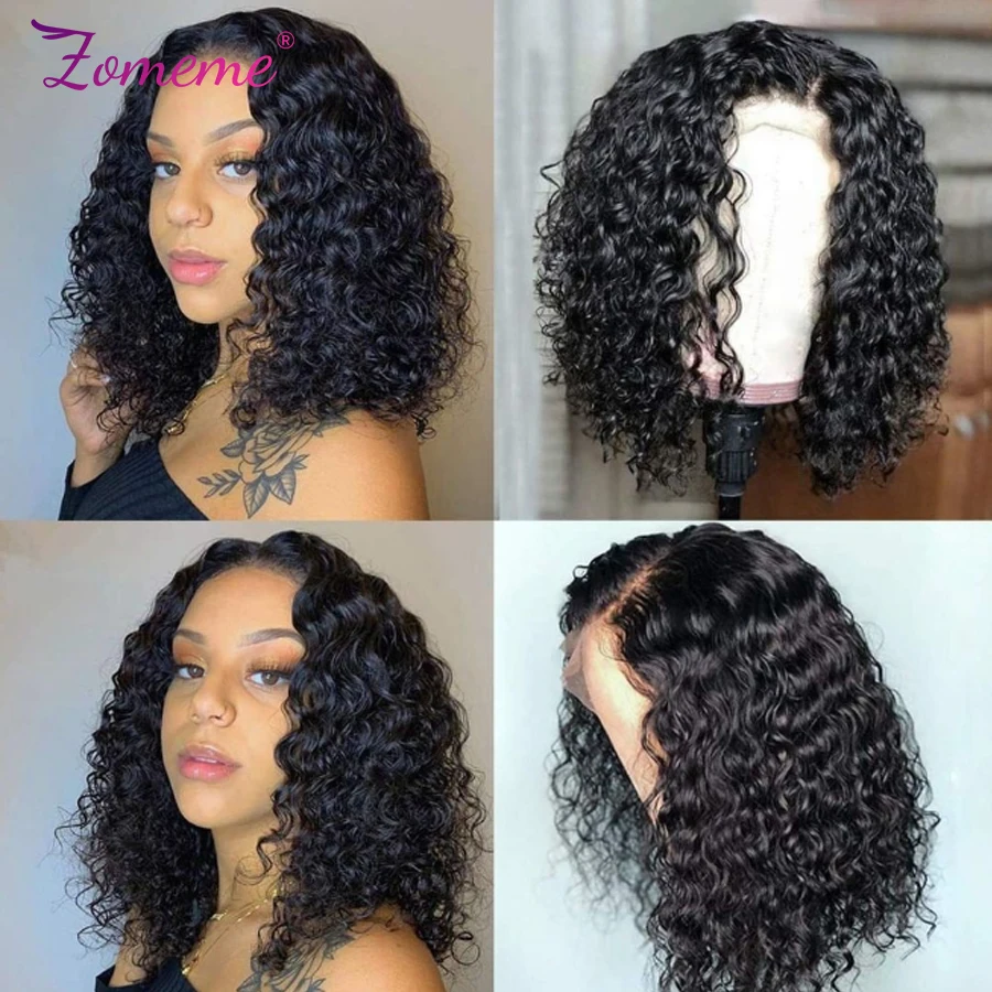 

Water Wave Wig Bob Lace Front Wigs Short Curly Human Hair Wigs For Women 13x4 Lace Frontal Wig Brazilian Siyun Show Hair Wig