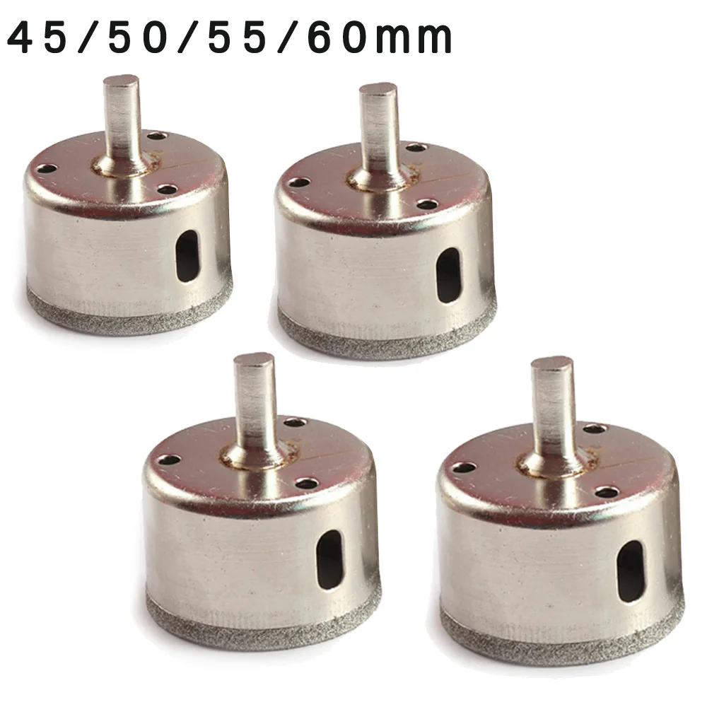 

4pcs Diamond Coated Hole Saw Tile Ceramic Glass Marble Core Drill Bit Cutter Kit
