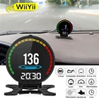 Проектор на лобовое стекло WIIYII P15, индикатор температуры HUD OBD2, кмч
