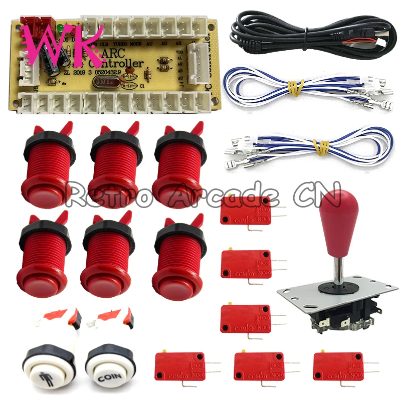 1 плеер DIY kit с USB нулевой задержкой кодировщик + 5p джойстик кнопки для ПК PS2 PS3
