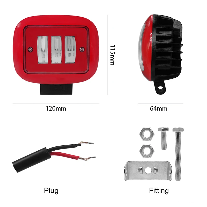 4x4 Светодиодный светильник для внедорожников 12 В светодиодный грузовика рабочий