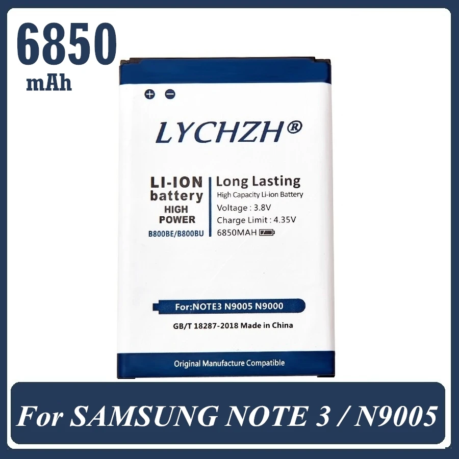 2021 Новый 6850mAh B800BC B800BE B800BU аккумулятор для Samsung Galaxy Note 3 N9000 N9005 N900A N900 N9002 N9008 N9009 N9006