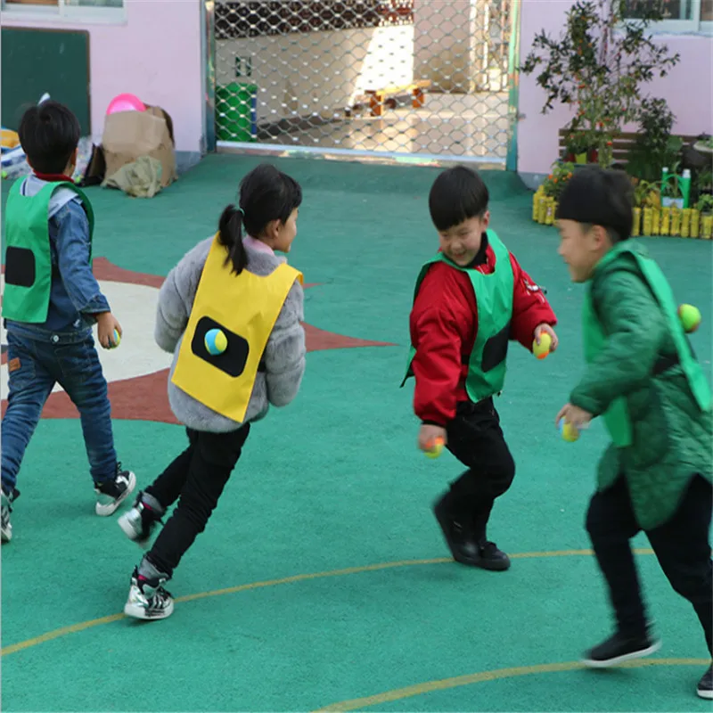 

Outdoor School Catch Pull Balls Kids Games Sports Toy Activity Kindergarten Equipment Educational Toys Vest Waistcoat for Kids