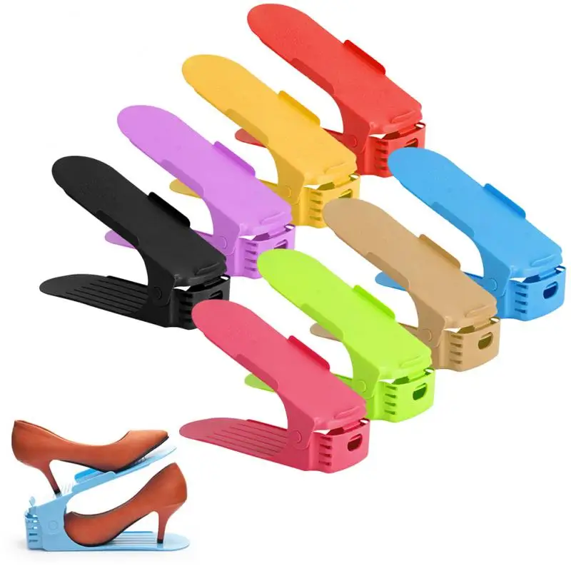 Прочный регулируемый органайзер для обуви обувной держатель компактный шкаф 10