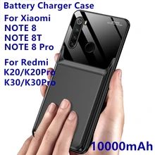 Power Bank 10000mAh For Xiaomi Redmi Note 8T Note 8 8 Pro Battery Case External Backup Charger Case For Redmi K20 K20Pro K30 Pro