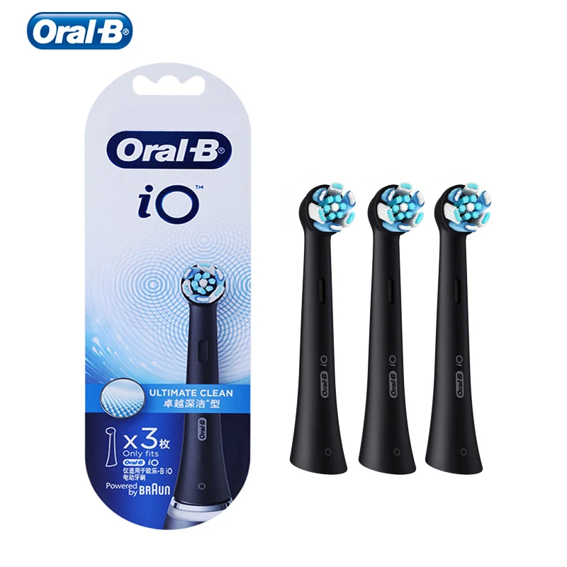 OralB-cabezales de repuesto para cepillo de dientes eléctrico iO Ultimate Clean, cabezales...