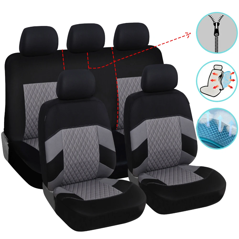 

Universal Car Seat Cover Set Auto Car Covers for Renault Alaskan CAPTUR Kaptur Clio 1 2 3 4 Grandtour Duster Fluence KADJAR 2020