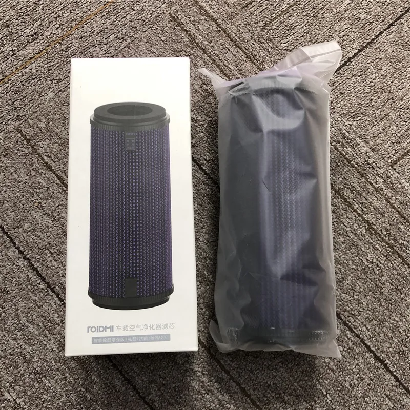 extra filter Xiaomi Roidmi автомобильное зарядное устройство очиститель воздуха P8S 2 мин быстрая очистка удаление формальдегида дымка PM2.5 управление приложением - Цвет: extra filter