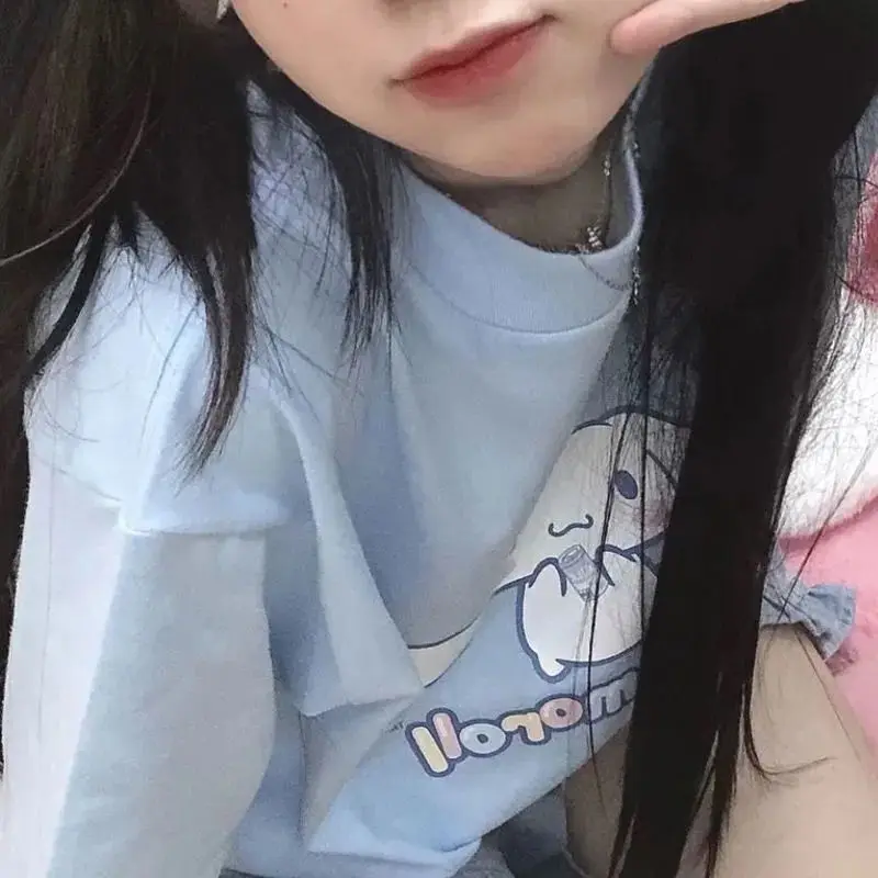 Летняя хлопковая футболка для студентов в японском стиле Харадзюку новая с