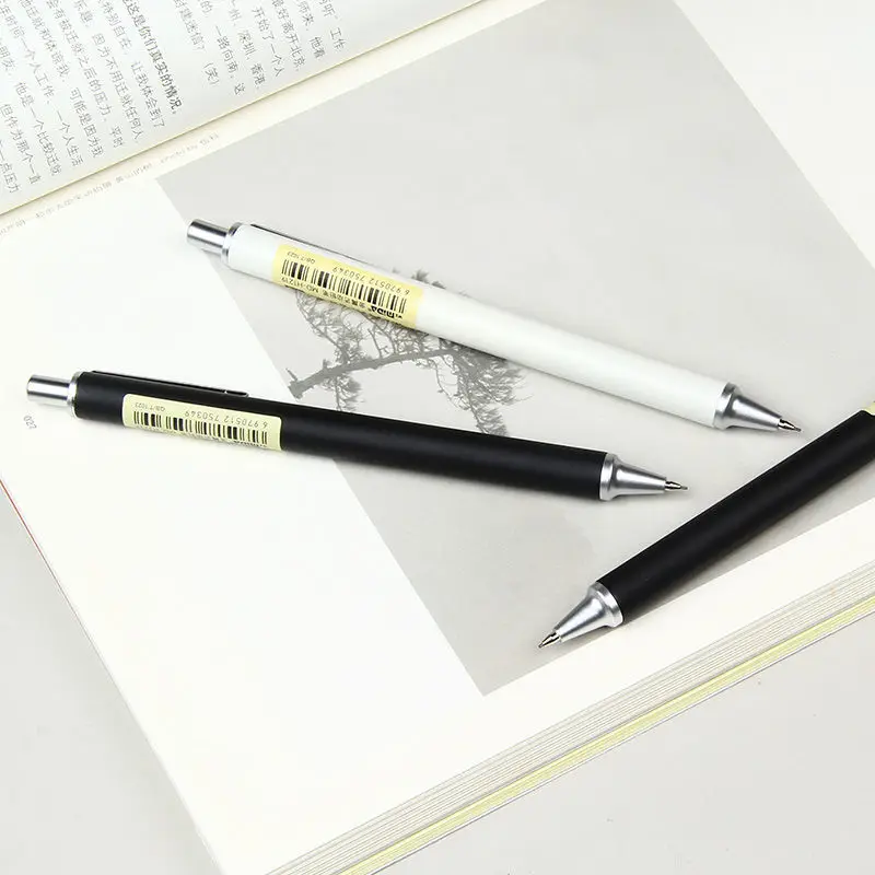

6pcs /set Mechanical Pencil 0.7mm Low Center of Gravity Press Pencil Simple Office Alloy 0.5mm 2022