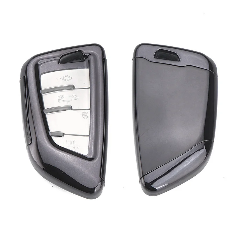 

Fashion New Hard TPU Car Smart Key Case Full Cover For BMW X1 X3 X5 X6 Series1 2 5 7 F15 F16 E53 E70 E39 F10 F30 G30 Accessories