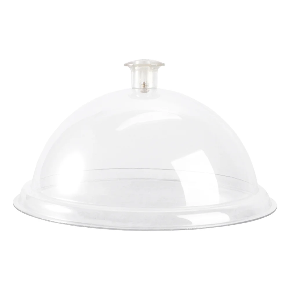 

1Pc Acrylic Round Food Cover Durable Food Tent Food Insulation Lid for Home Bread Dessert Dish Transparent (8-inch 21c