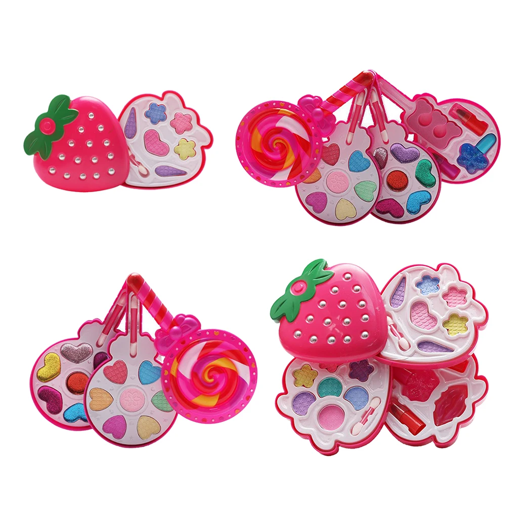 Детский набор для макияжа модная косметика девочек игрушки безопасный